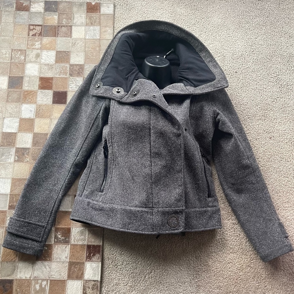 lululemon athletica Audrey Bomber Gray Jacket